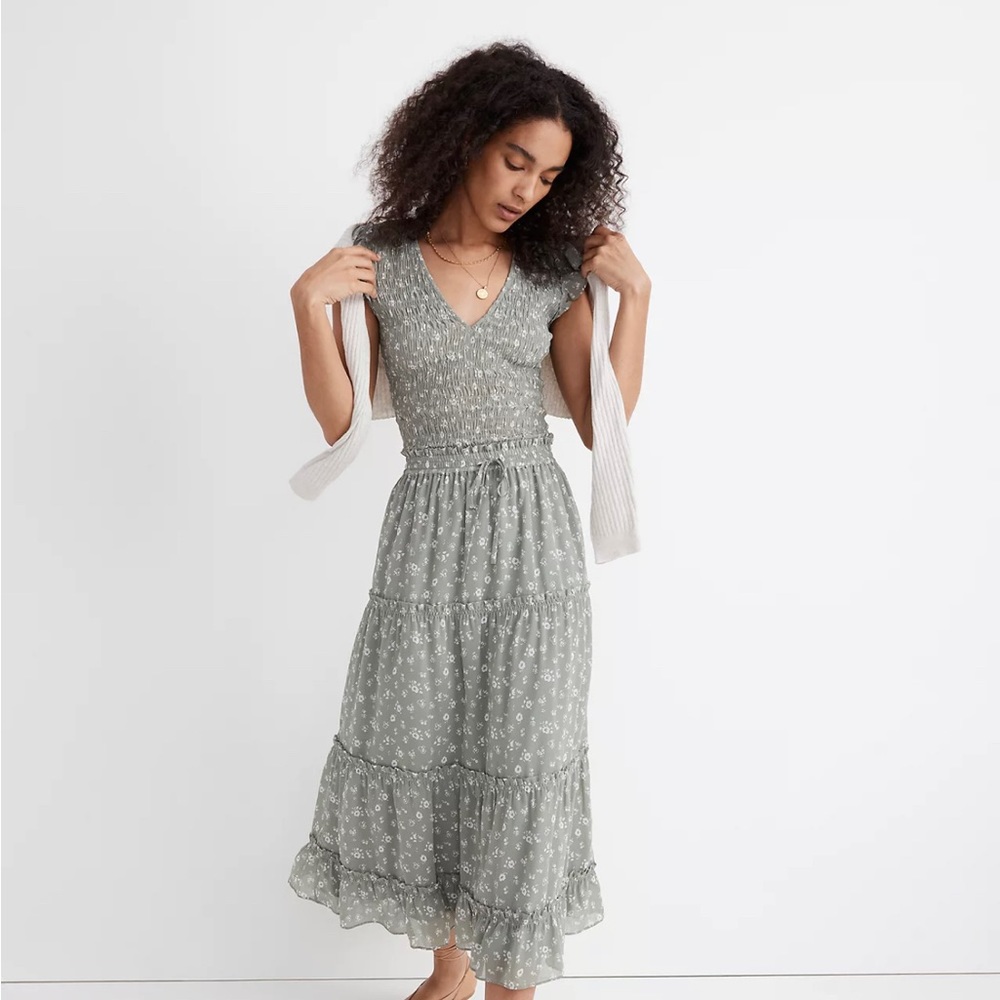 Madewell floral maxi skirt new with tags